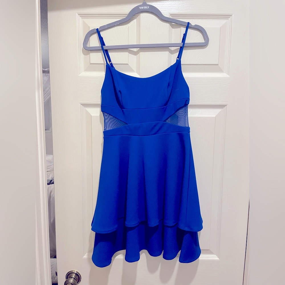 Blue homecoming dress